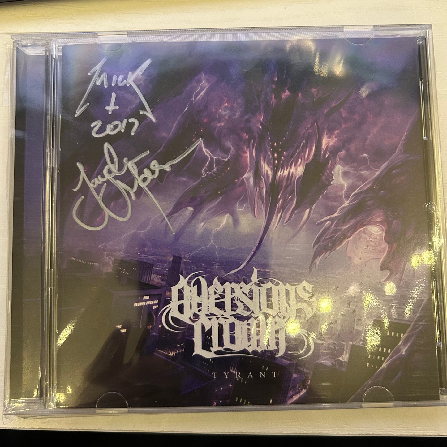 (USED) Aversions Crown - Tyrant (CD) AUTOGRAPHED