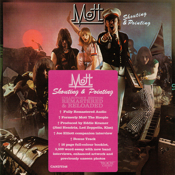 Mott - Shouting And Pointing (Rock Candy Remaster)(CD)