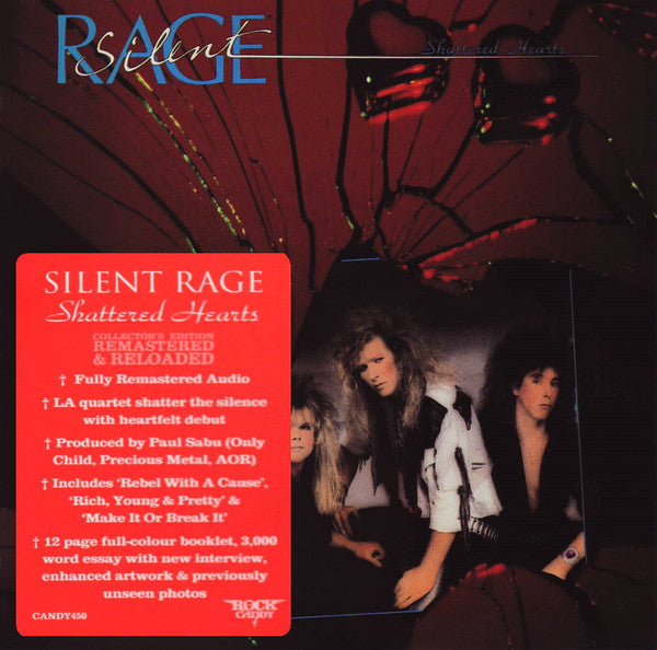 Silent Rage - Shattered Hearts (Rock Candy Remaster)(CD)