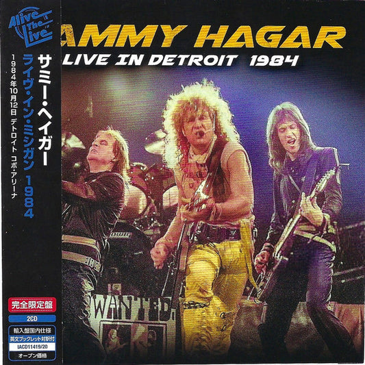 Sammy Hagar - Live In Detroit 1984 (Japan)(CD)